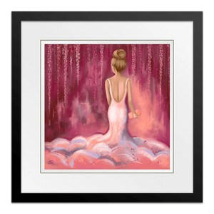 Serenity 18" Framed in Black