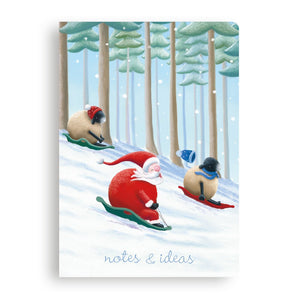 Jingle Trails and Woolly Tails - A5 Notebook