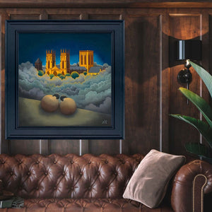 Night Lights on York Minster - Original Artwork
