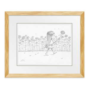 Sunflowers and Smiles Limited Edition Sketch