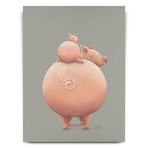 Piggy Back - Original Artwork