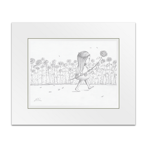 Sunflowers and Smiles Limited Edition Sketch
