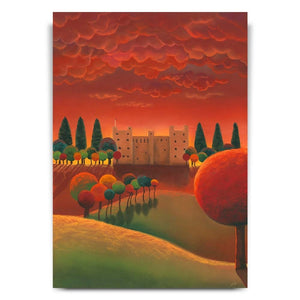 Sunset at Bolton Castle