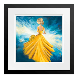 Joy 18" Framed in Black
