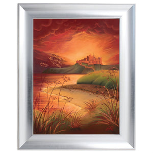 Sunset at Bamburgh - Original Artwork