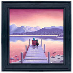 A Pawfect Place by the Water - Original Artwork