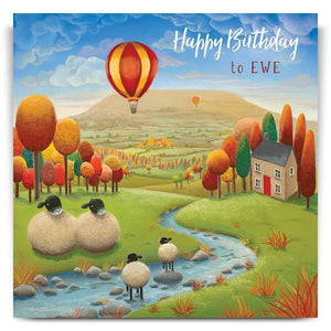 Stepping Stones - Happy Birthday Greetings Card
