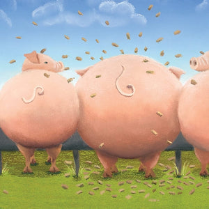Greedy Pig - Original Artwork