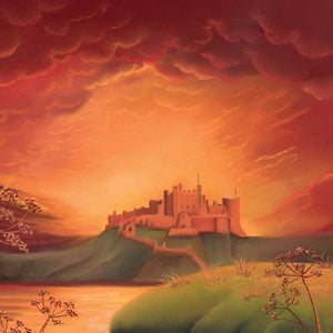 Sunset at Bamburgh - Original Artwork